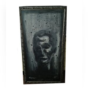 Hand painted Gothic painting (framed)